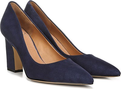 franco sarto navy blue pumps