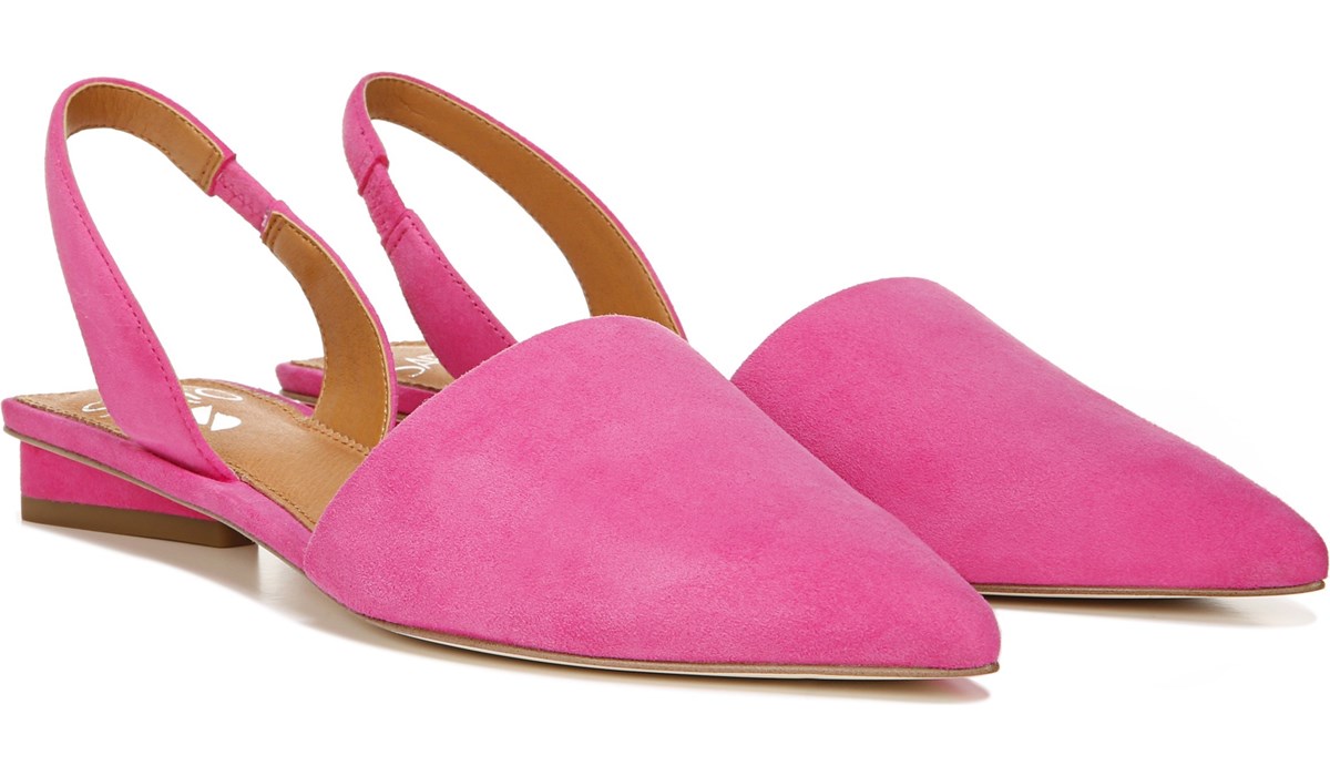 fuschia pink flat shoes