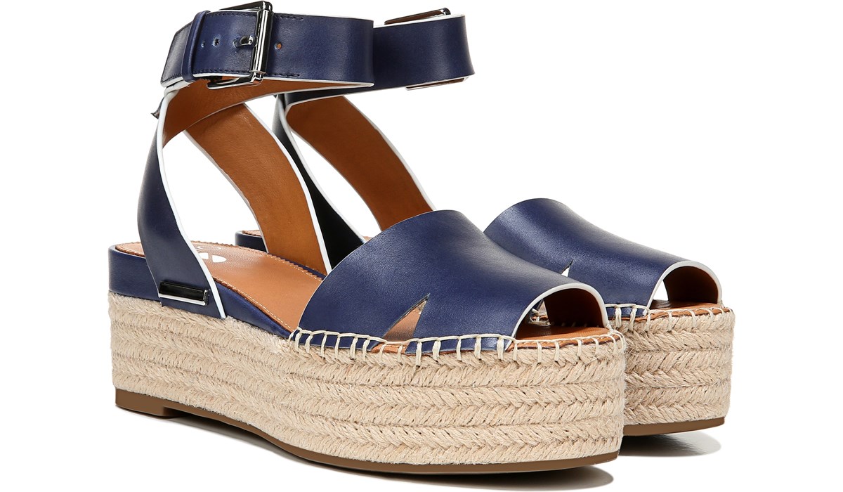 franco sarto navy wedge